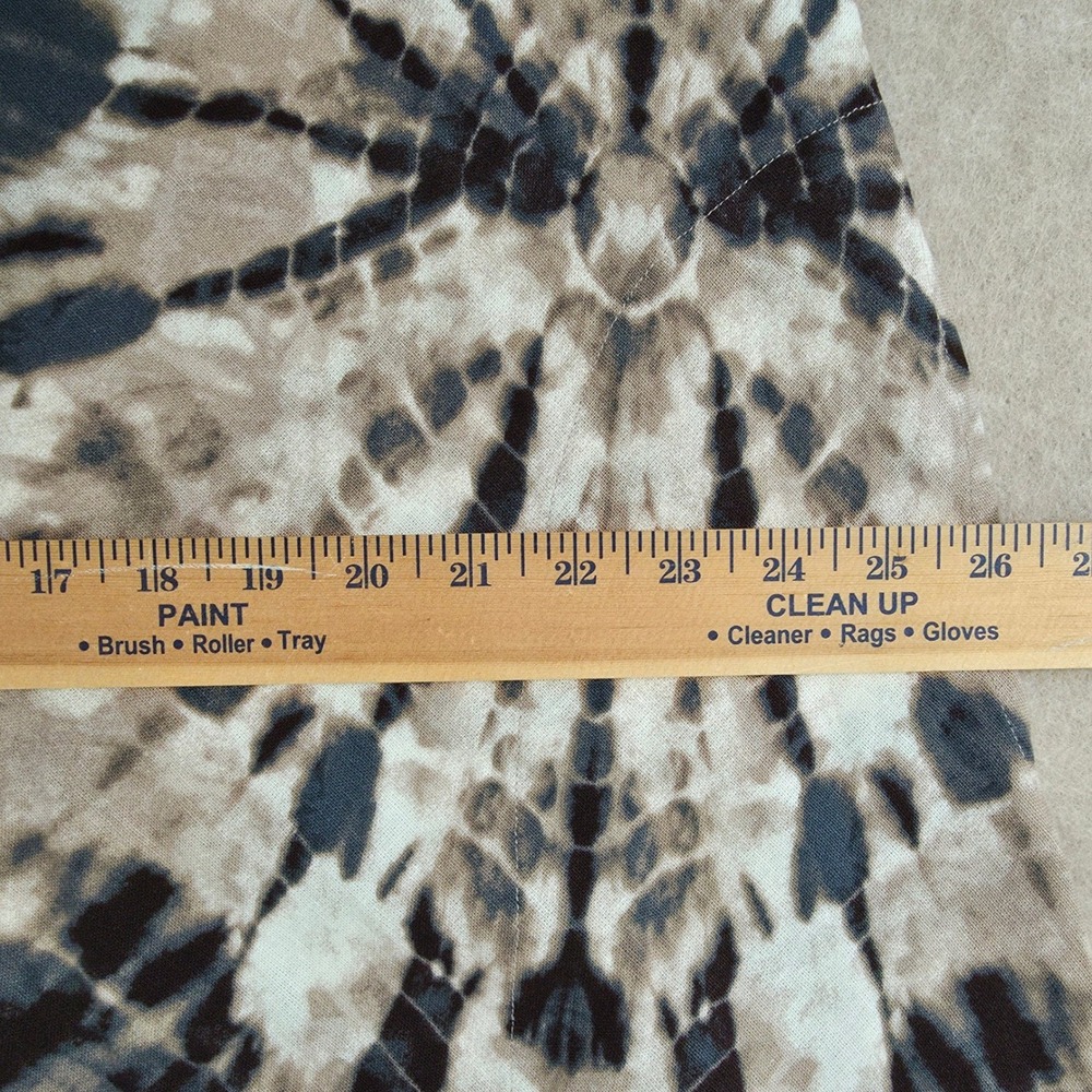 Simply Vera Wang Linen Blend‎ Tie Dye Maxi Dress Sz XL Boho Coastal Resortwear - Picture 12 of 13